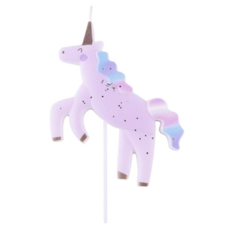 Vela cumpleaños unicornio