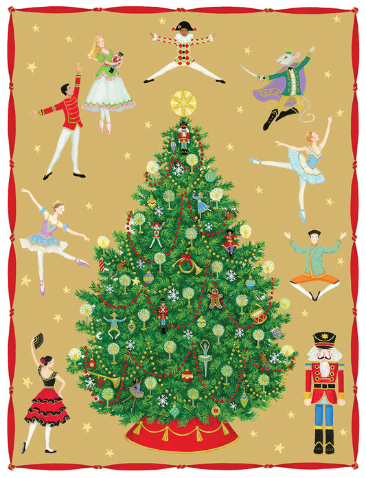 Tarjeta felicitación Christmas cascanueces