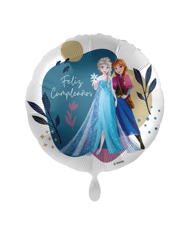 Globo foil redondo Frozen -Feliz Cumpleaños-