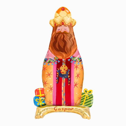 Globo Rey Mago Gaspar para inflar con aire