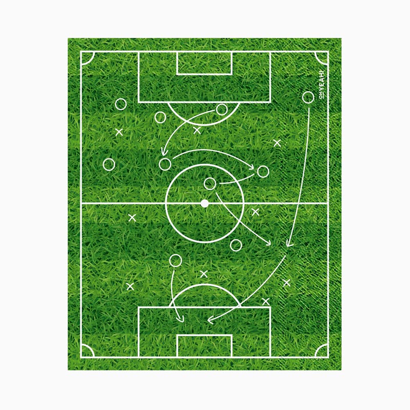Servilletas Campo de Fútbol – Pack 20 uds