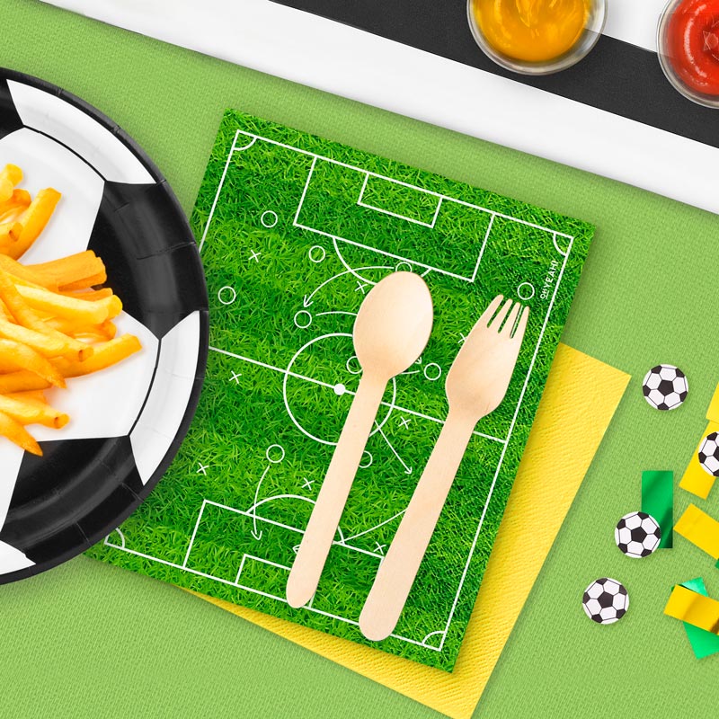 Servilletas Campo de Fútbol – Pack 20 uds