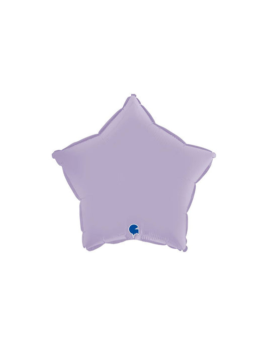 Globo foil estrella lila satinado
