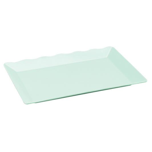 Bandeja Rectangular Verde Melamina