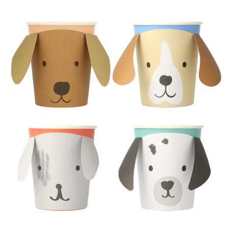 Vasos perritos - pack 8 uds.