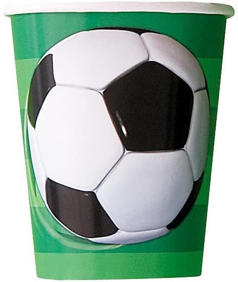 Vaso fútbol- pack 8 uds.