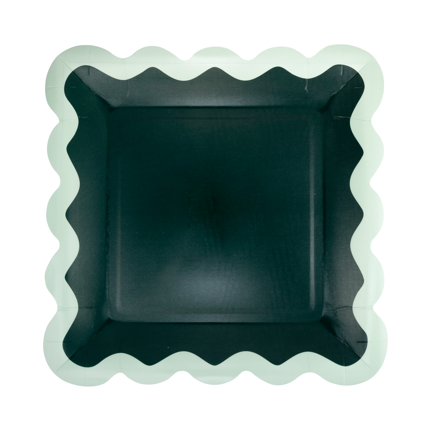 Platos cuadrados festoneados- pack 8 uds.