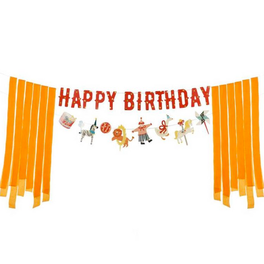 Guirnalda -Happy Birthday- Circo