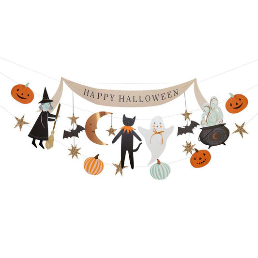 Guirnalda Happy Halloween triple