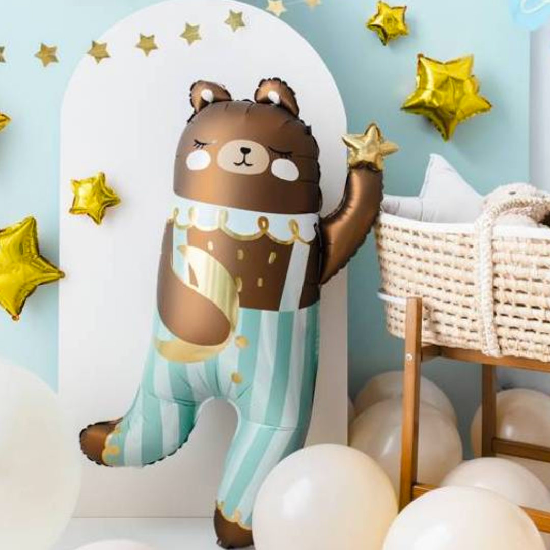 Globo foil osito luna y estrella