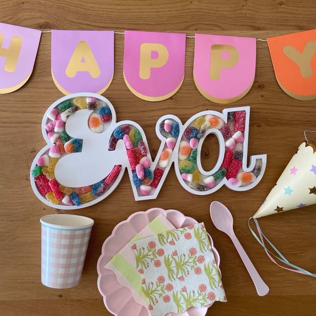 Bandeja personalizable con nombre letra cursiva