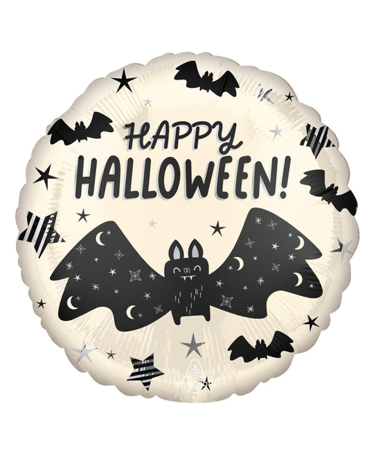 Globo foil redondo -Happy Halloween-