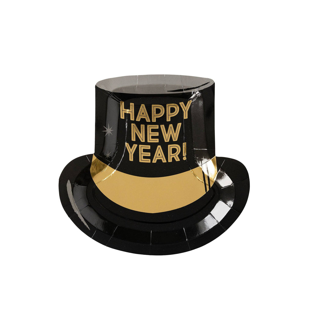 Plato con Forma de Sombrero de Año Nuevo- pack 8 uds.
