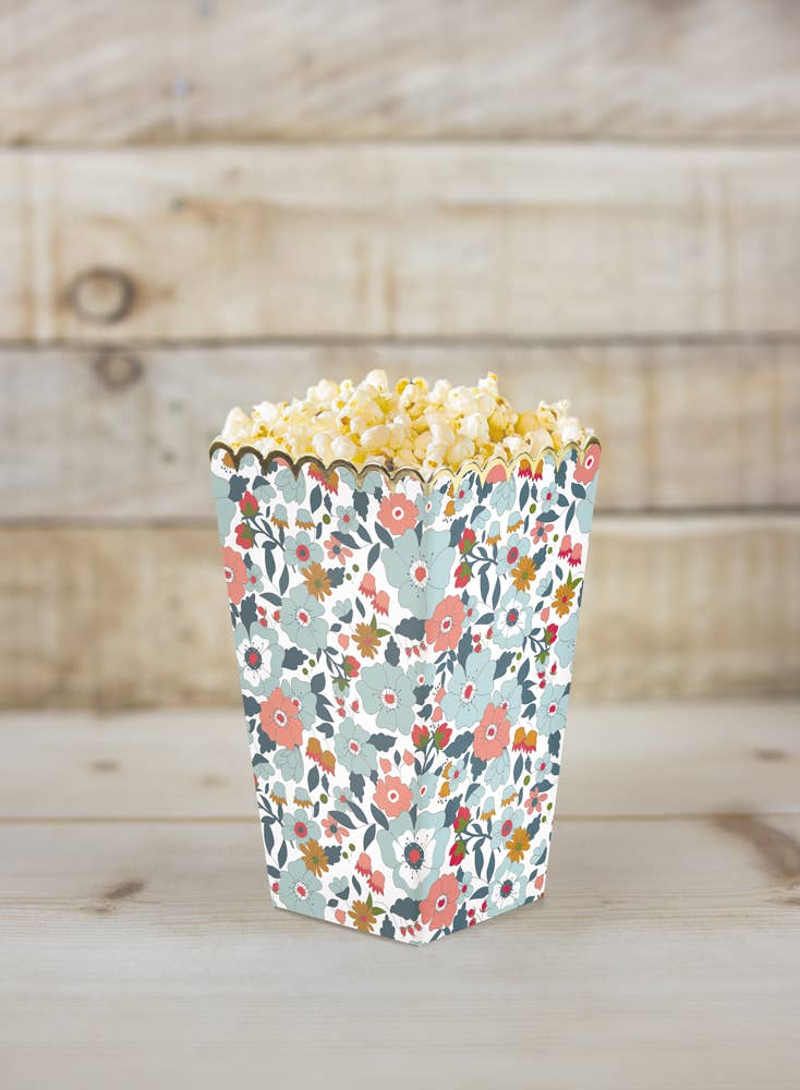 Cajas de palomitas de flores- pack 8 uds.