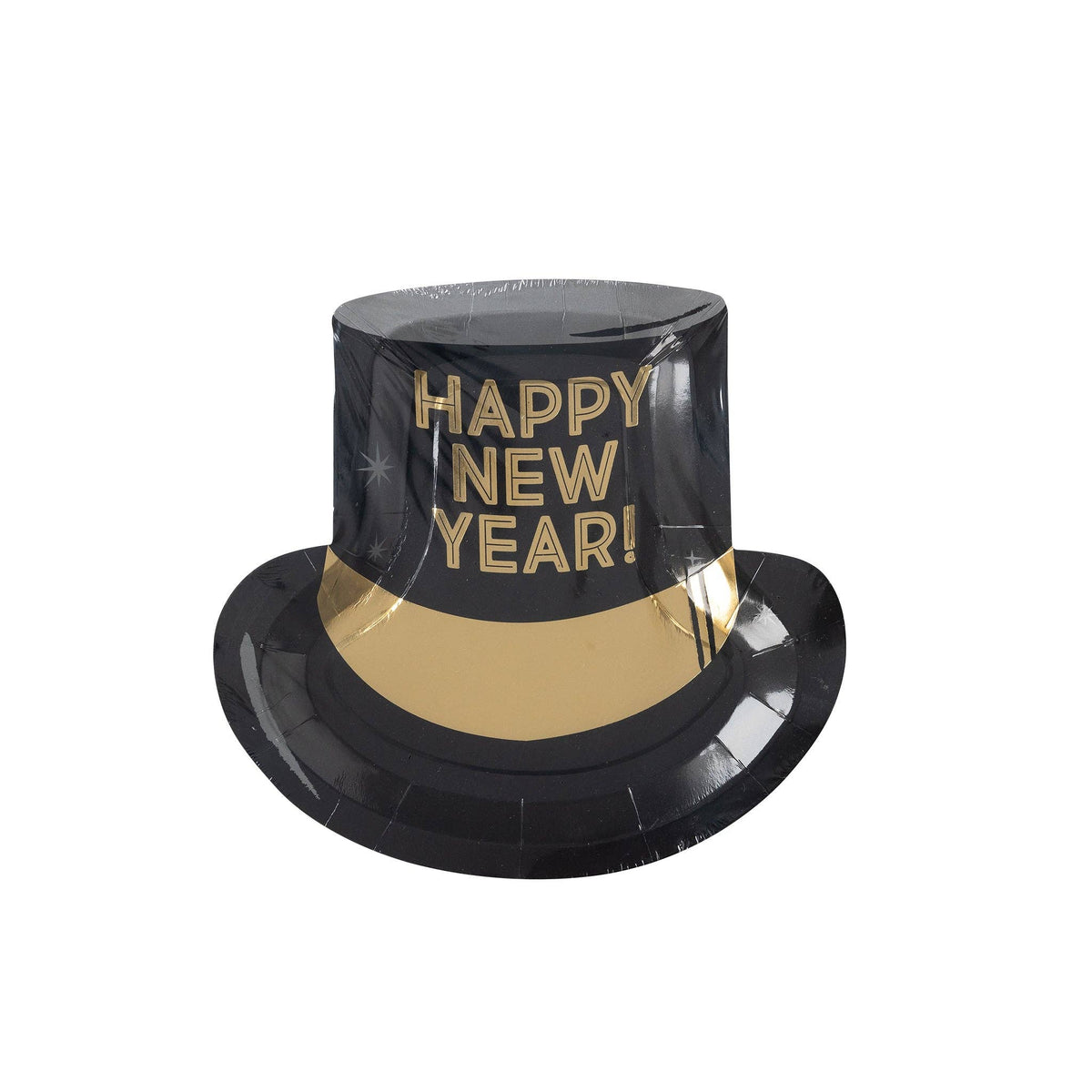 Plato con Forma de Sombrero de Año Nuevo- pack 8 uds.