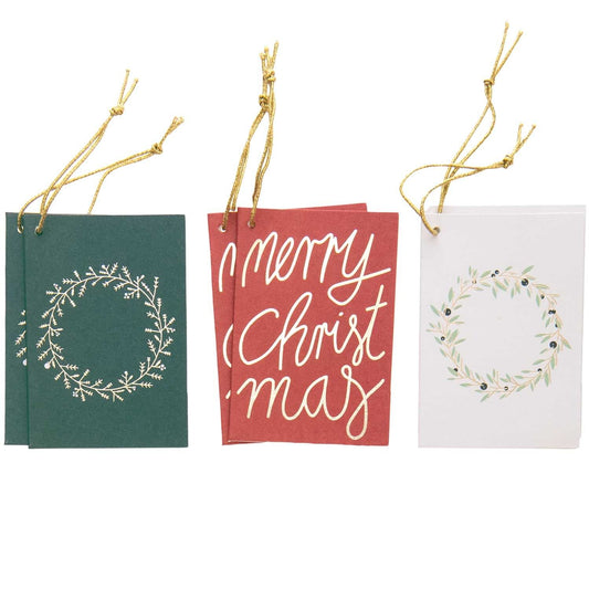 Etiquetas de regalo navidad- pack 6 uds.