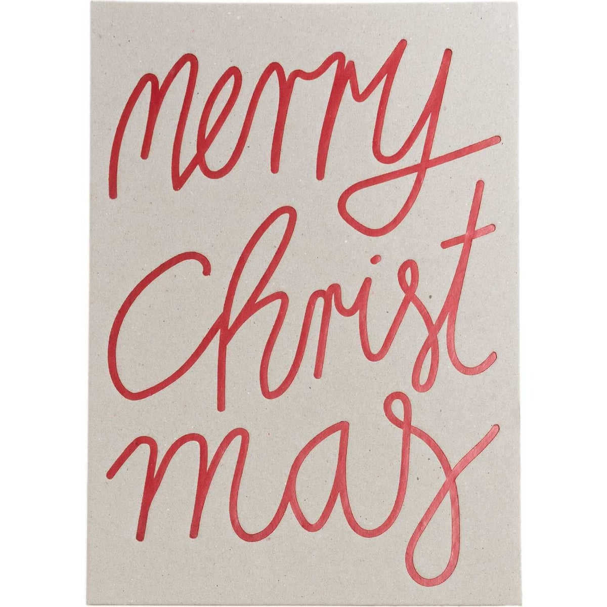Postal Merry Christmas