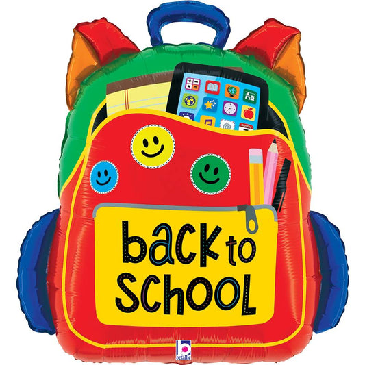 Globo foil mochila -Back to school-