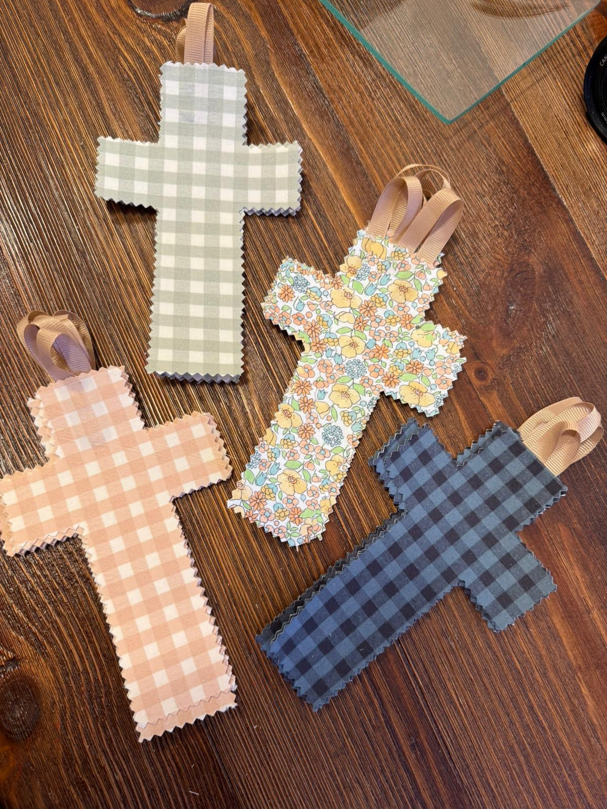 Globo XL Personalizado con Lazos y Cruz de Tela Jo&Co