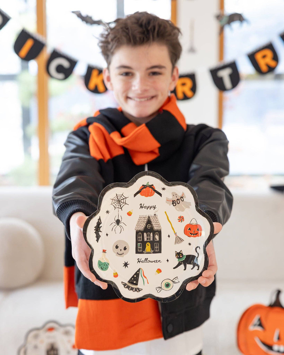 Plato Iconos Halloween-pack 8 uds.
