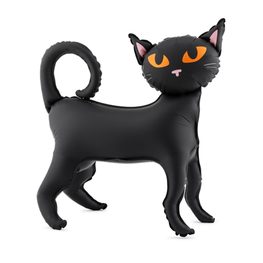 Globo gato negro para inflar con aire