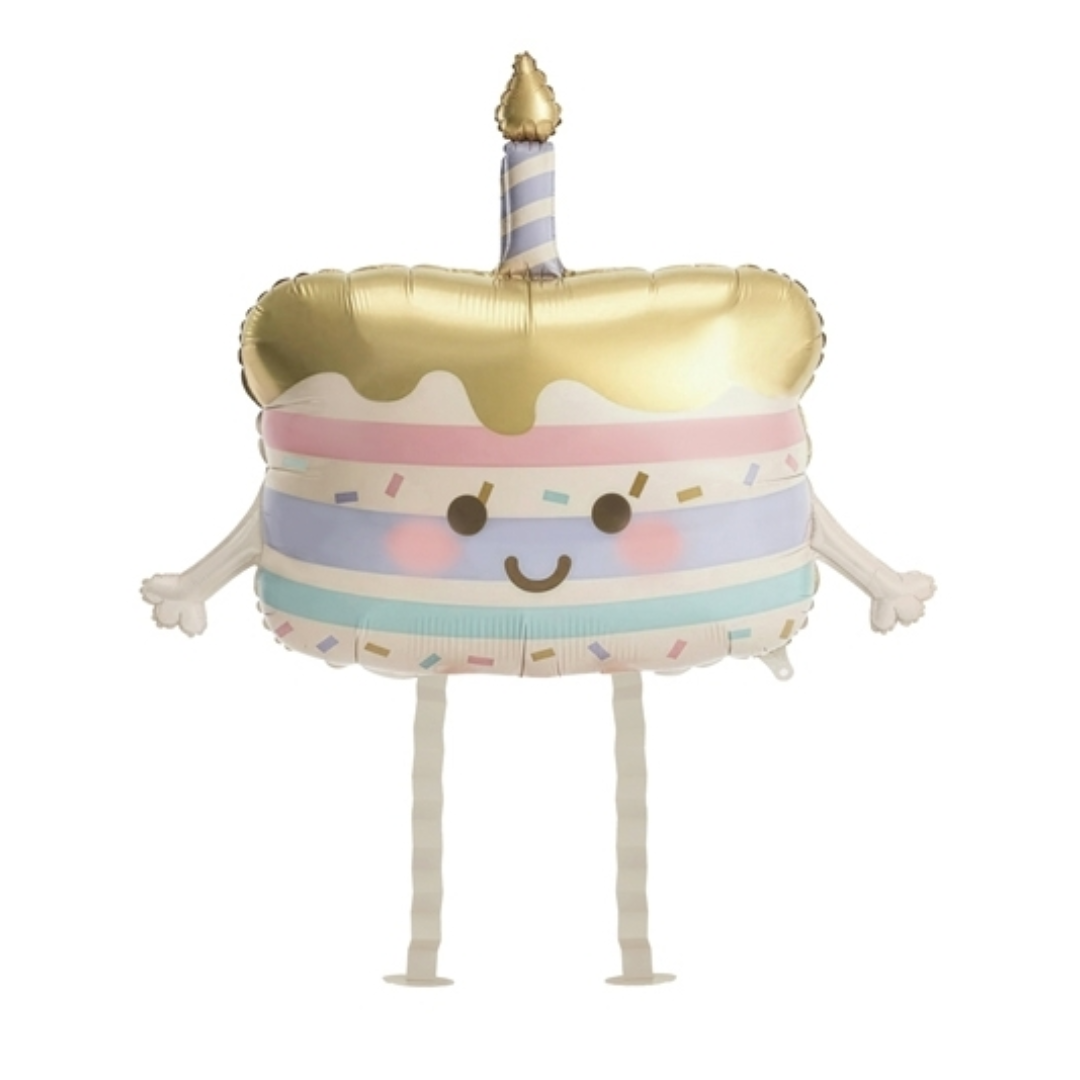 Globo foil tarta caminante