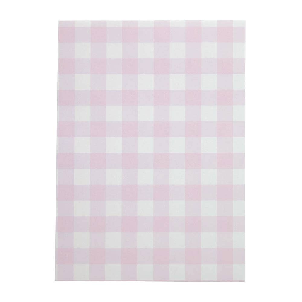 Bolsas de papel vichy rosa- pack 8 uds.