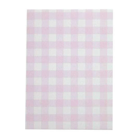 Bolsas de papel vichy rosa- pack 8 uds.