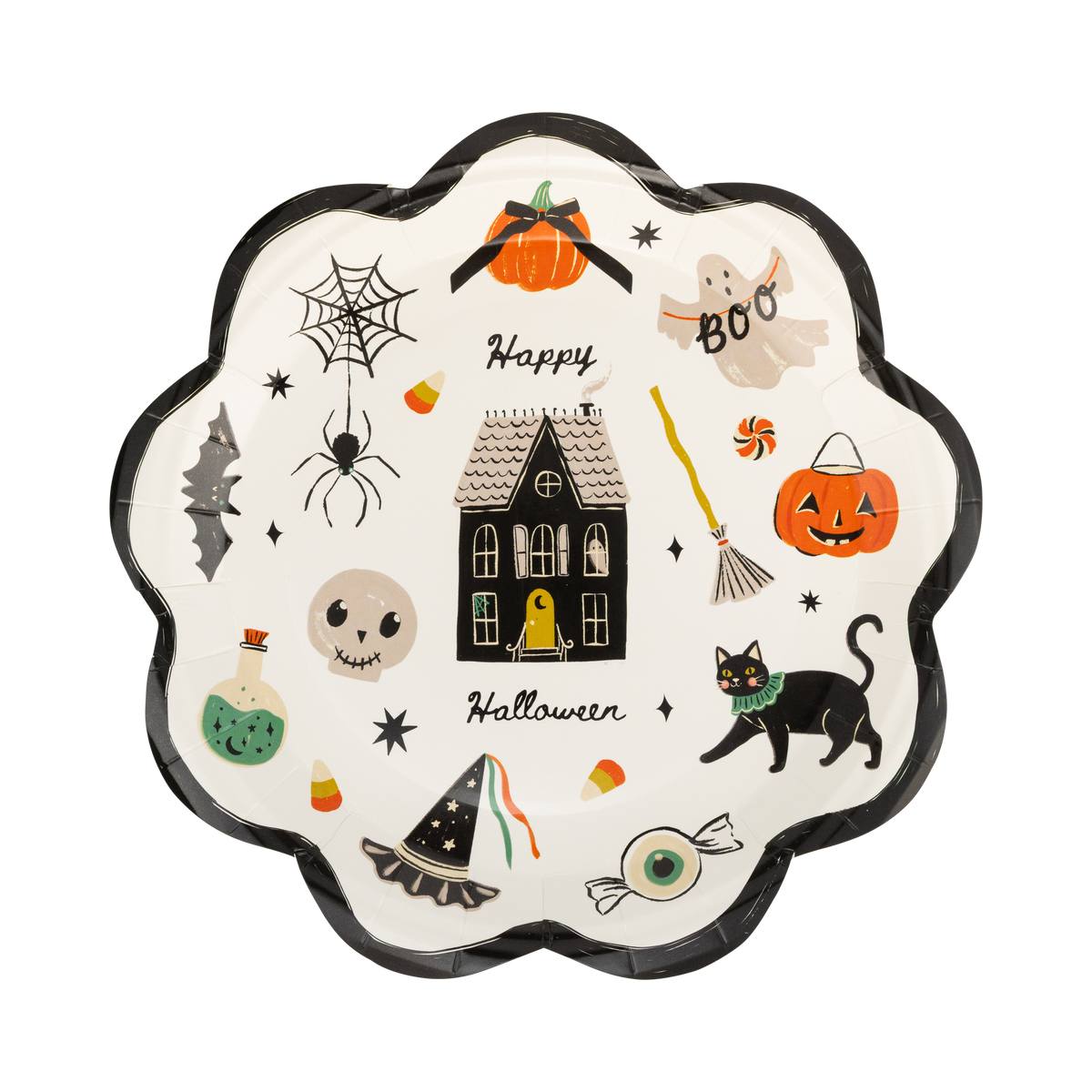 Plato Iconos Halloween-pack 8 uds.