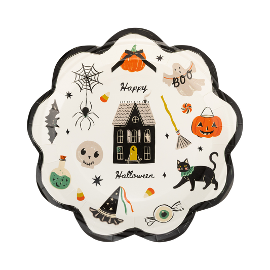 Plato Iconos Halloween-pack 8 uds.