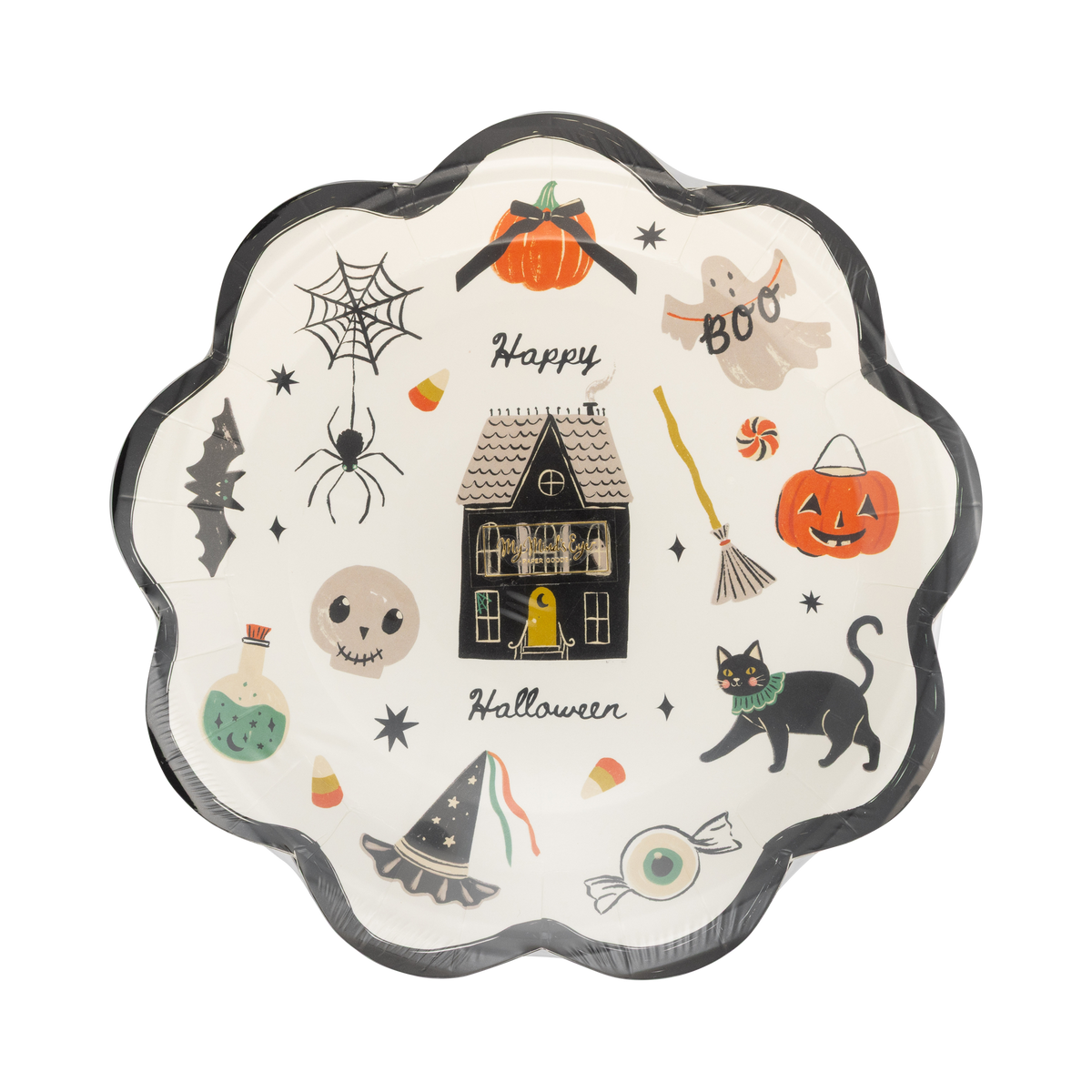 Plato Iconos Halloween-pack 8 uds.