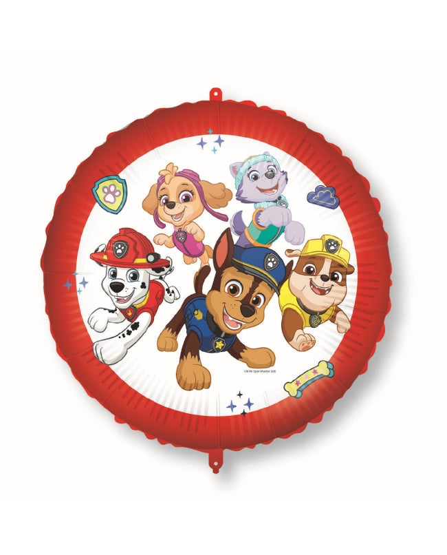 Globo foil redondo pequeño Patrulla Canina