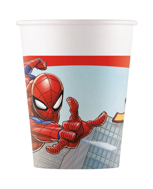 Vasos Spiderman - pack 8 uds.