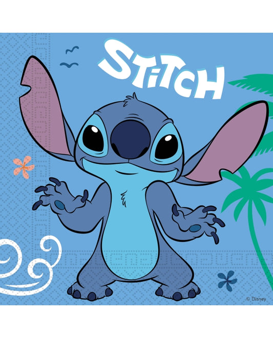Servilletas grandes Stitch – Pack 20 uds.