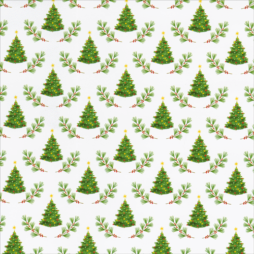 Rollo de papel de regalo árbol de Navidad