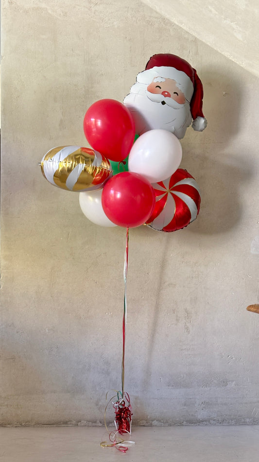 Ramo de globos Papá Noel