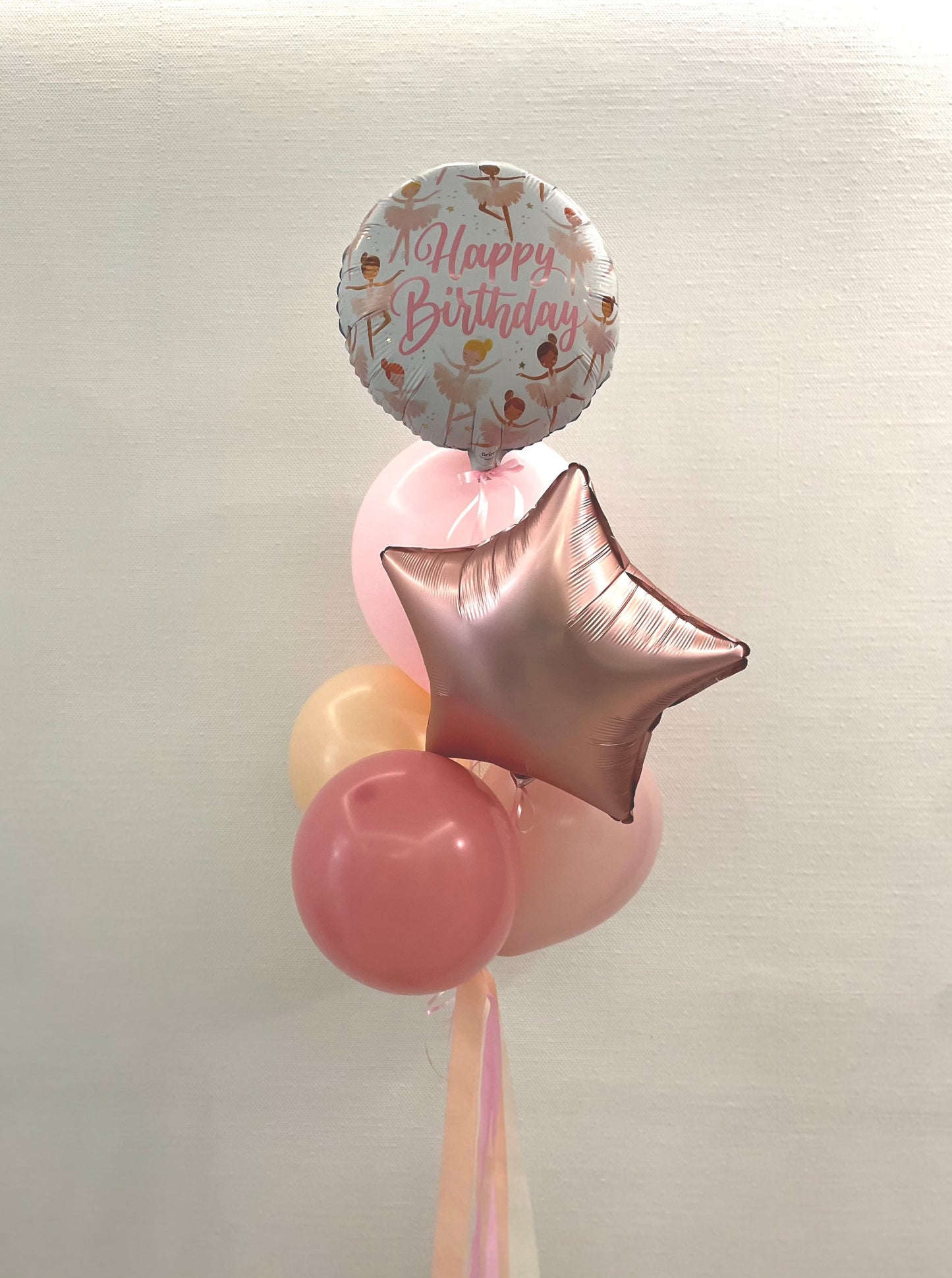 Ramo de globos -Happy Birthday- Bailarinas