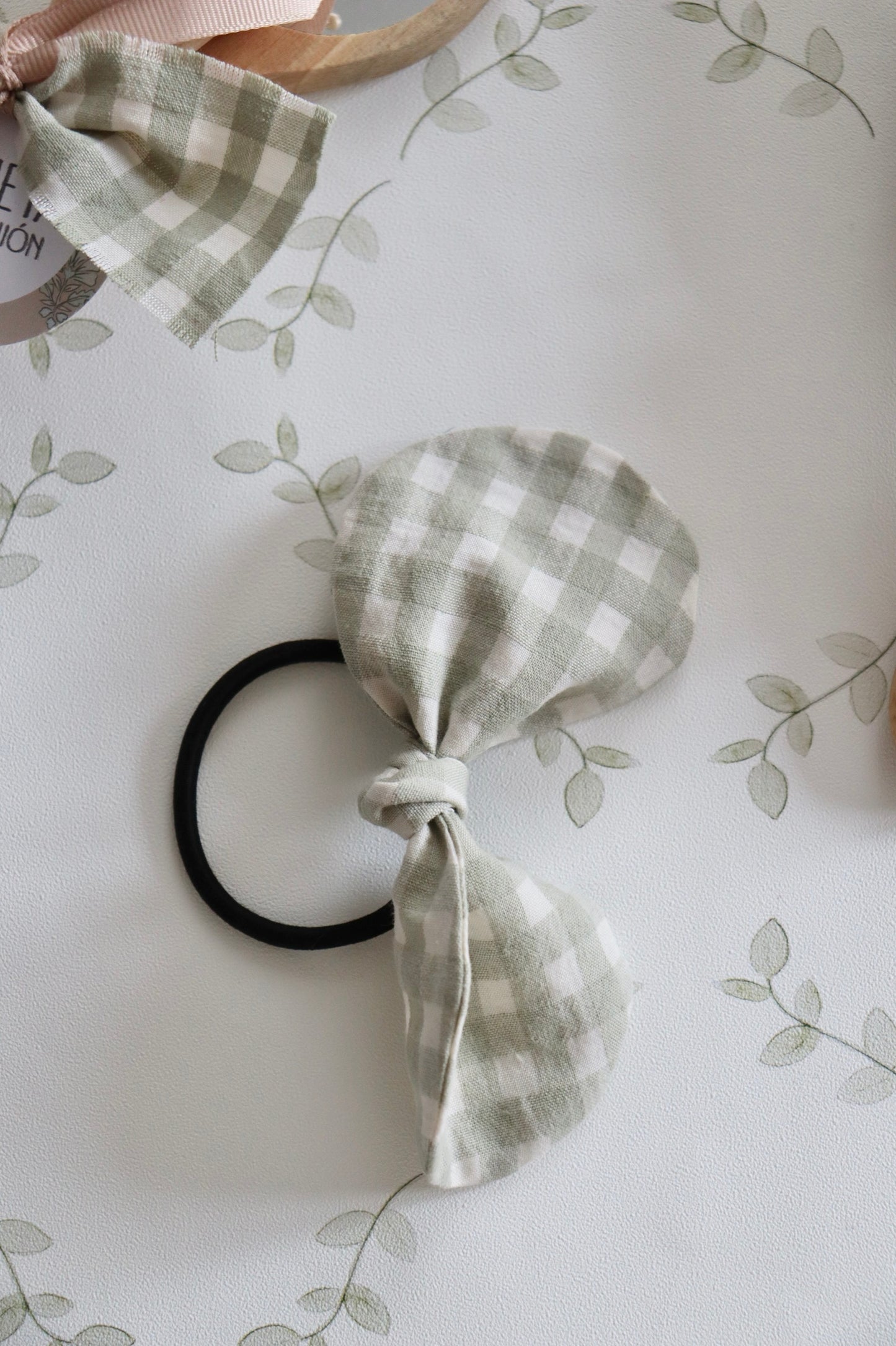 Goma de Pelo con Lazo de Tela