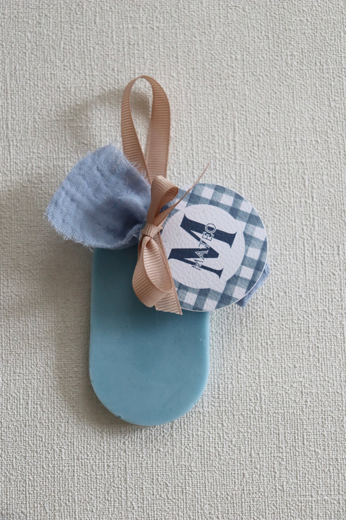 Ambientador solido con etiqueta personalizada