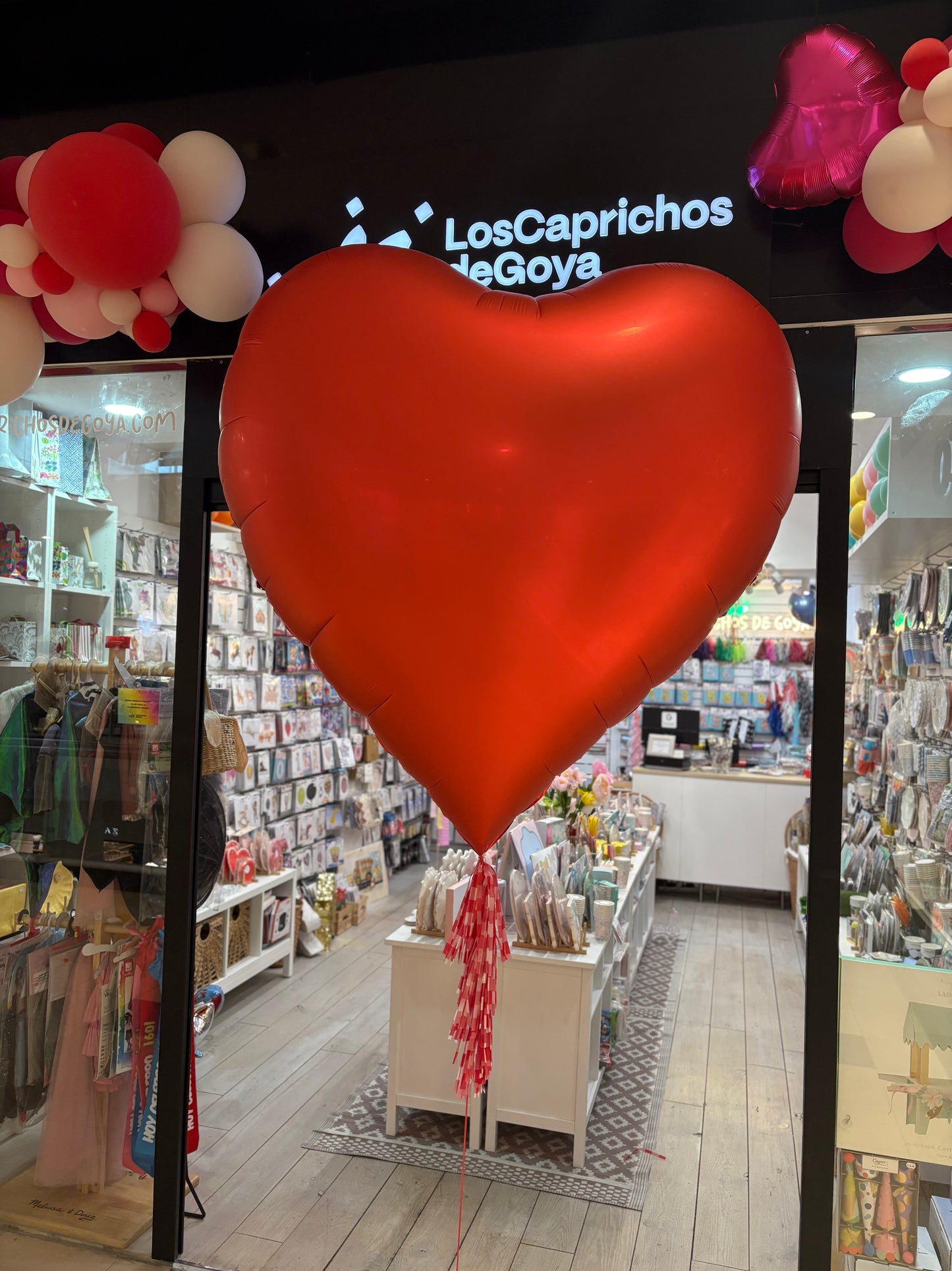 Corazón XXL con borla de flecos