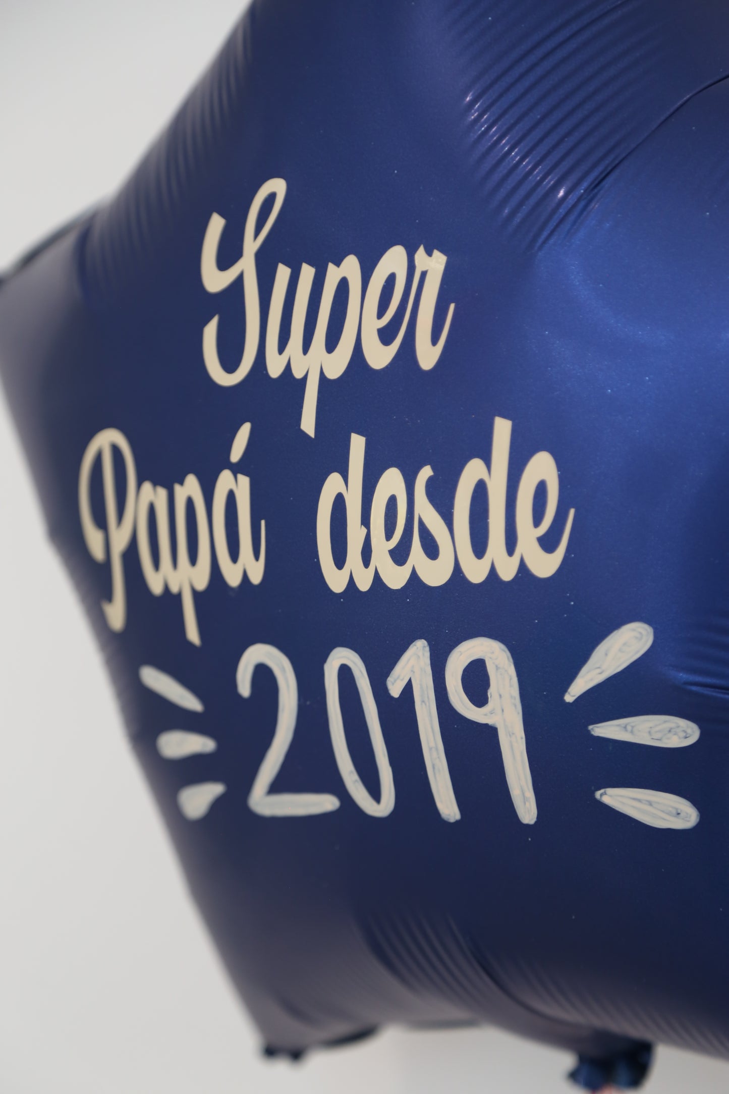 Globo estrella foil -Super Papá desde-