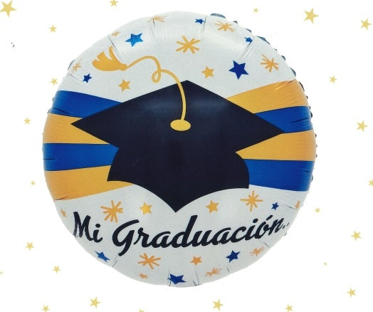 Globo foil redondo -Mi Graduación-