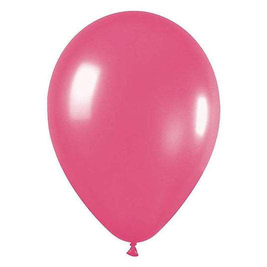 Globos de látex magenta - pack 50 uds.