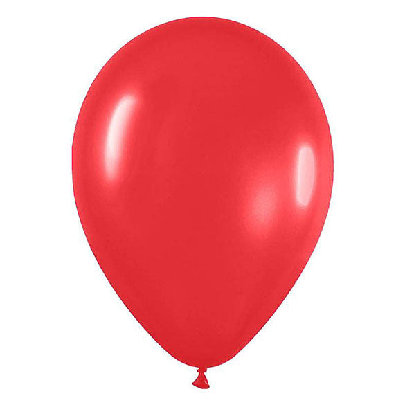 Globos de látex rojo - pack 50 uds.