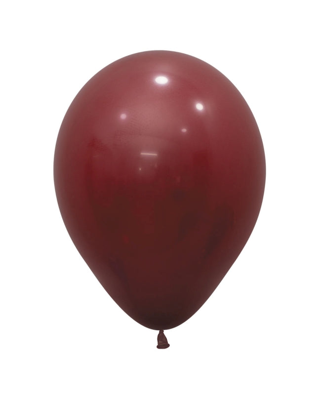 Globos de látex merlot- pack 12 uds.