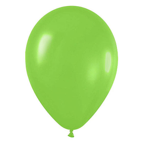 Globo de látex verde lima - pack 50 uds.