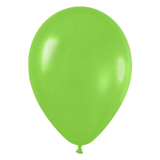 Globo de látex verde lima - pack 50 uds.