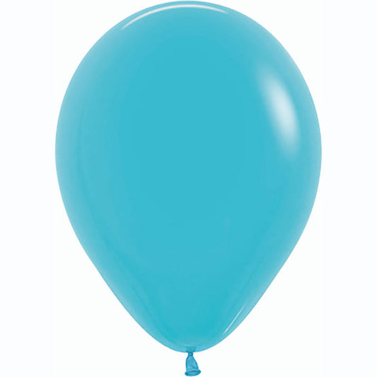 Globo de látex turquesa - pack 12 uds.