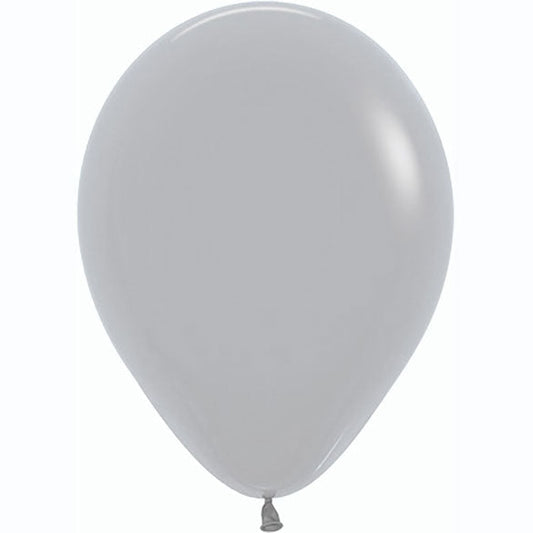 Globo de látex gris- pack 50 uds.