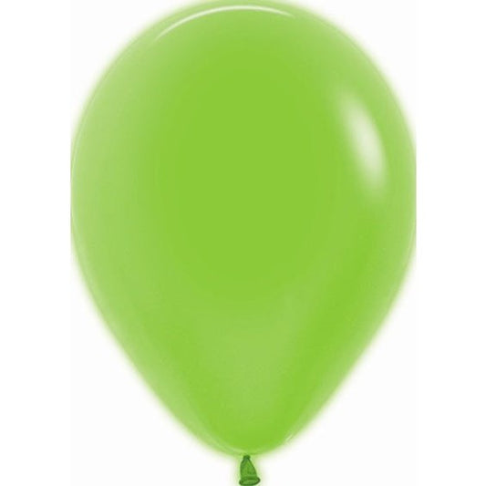 Globo de látex verde neón- pack 50 uds.